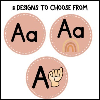 Modern BOHO Word Wall | ASL | Editable