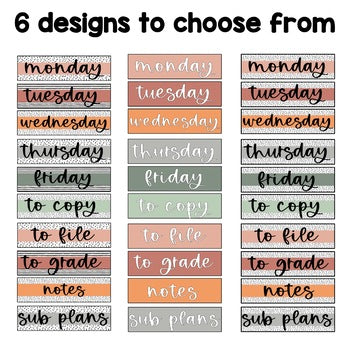 Modern Boho Rolling Cart Labels | Editable | Dalmatian