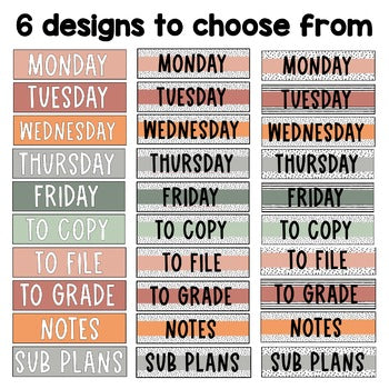 Modern Boho Rolling Cart Labels | Editable | Dalmatian