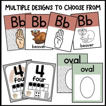 Modern BOHO Decor Classroom Decor | Dalmatian | Neutral  Decor | Editable