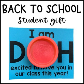 Back to School | Student Gift Playdough | Meet the Teacher | Parent Night