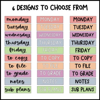 Pastel Rainbow Rolling Cart Labels | Editable | Dalmatian