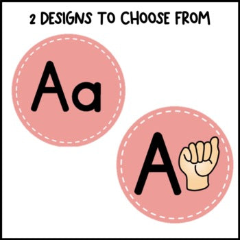 Pastel Rainbow Word Wall | ASL | Editable