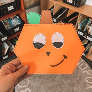 Pumpkin Shape Craft | Bulletin Board Set | Kindergarten | Halloween