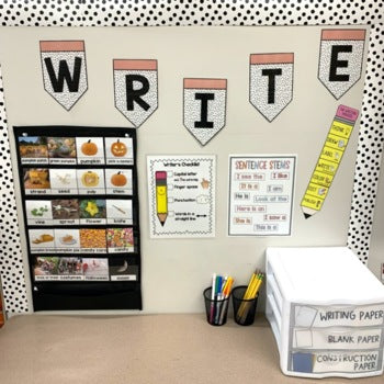 October Writing Center | Nonfiction Pictures | Real Pictures | Editable