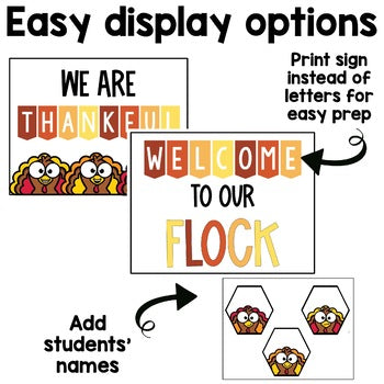 Thanksgiving Turkey Bulletin Board Craft| November | Kindergarten