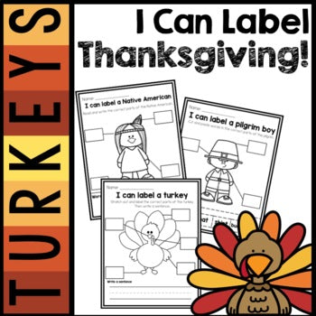I can Label a Turkey | Parts of a Turkey