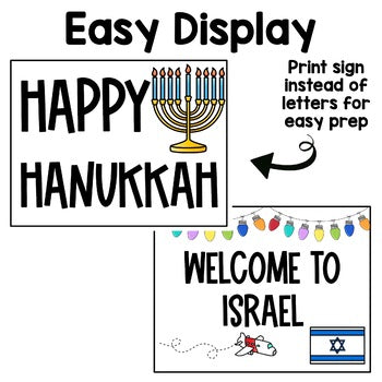 Hanukkah Craft | Menorah | Dreidel | Holidays Around the World