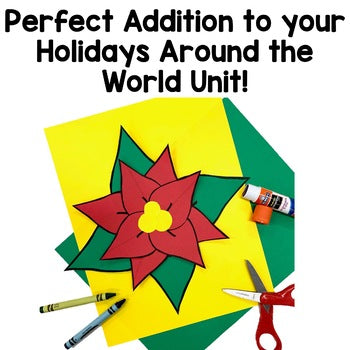 Poinsettia Craft | Holidays Around the World | Christmas in Mexico