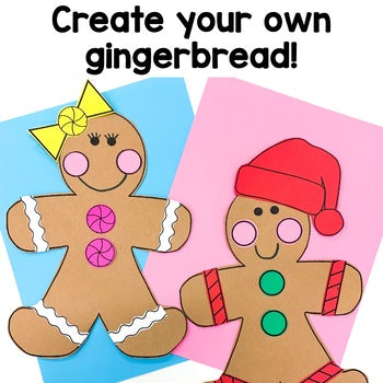 Gingerbread Craft with Bulletin Board