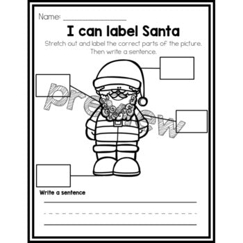 I can Label Winter | December | Holidays