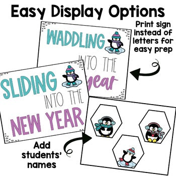 Penguin Craft | New Year Bulletin Board