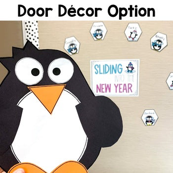 Penguin Craft | New Year Bulletin Board