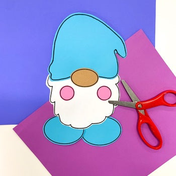 Gnome Craft and Bulletin Board | January | Winter | New Years