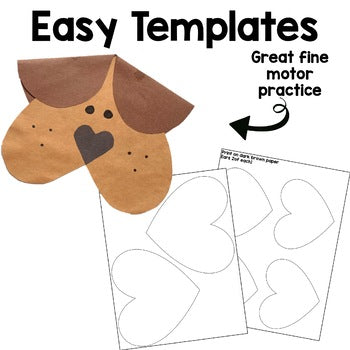 I Woof You Valentines Day Craft