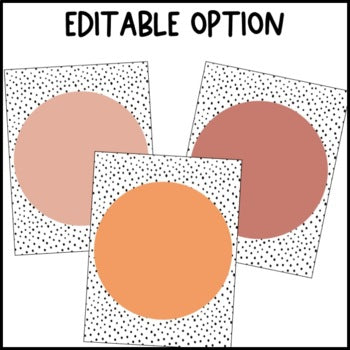 Modern Boho Affirmation Posters | Editable | Neutral Decor | Dalmatian Print