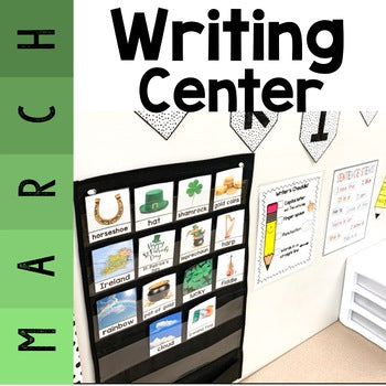 March Writing Center | Nonfiction Pictures | Real Pictures | Editable