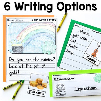 March Writing Center | Nonfiction Pictures | Real Pictures | Editable