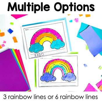 Rainbow Tear Art Craft