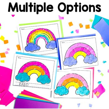 Rainbow Tear Art Craft