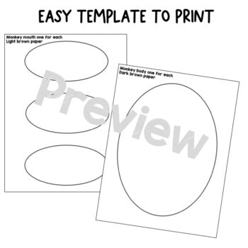 Monkey Craft | Rainforest | Zoo Animals