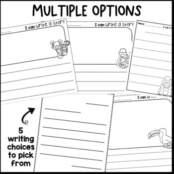 Rainforest Writing Center | Nonfiction Pictures | Real Pictures | Editable