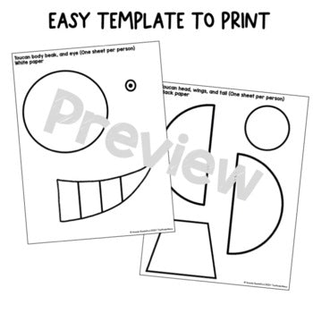 Toucan Craft | Rainforest | Zoo Animals