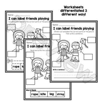 I can Label Spring | March | April | May