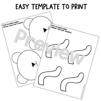 Panther Craft | Rainforest | Zoo Animals |