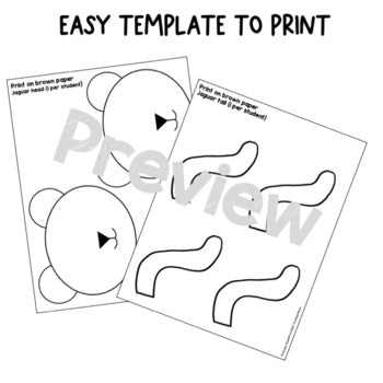 Jaguar Craft | Rainforest | Zoo Animals |