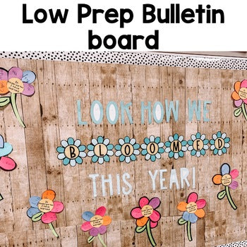 Spring Flower Bulletin Board Craft | Look How We Have Bloomed