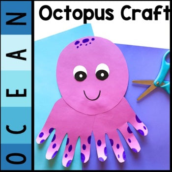 Octopus Craft | Ocean | Aquatic Animals | Zoo Animals