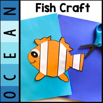 Fish Craft | Clown Fish |  Ocean | Aquatic Animals | Zoo Animals