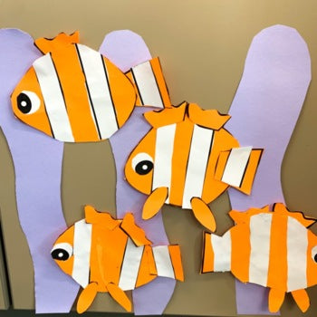Fish Craft | Clown Fish |  Ocean | Aquatic Animals | Zoo Animals