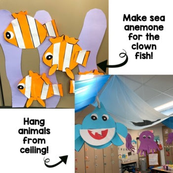 Ocean Crafts GROWING Bundle | Aquatic Animals | Zoo Animals