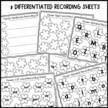 May Sensory Bin | Alphabet | Sight Word | CVC word center | Editable