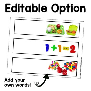 Visual Schedule Real Pictures | Nonfiction | Editable