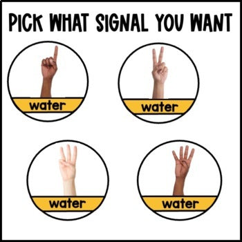 Nonfiction Hand Signals | Real Pictures | Multicultural | Classroom Management