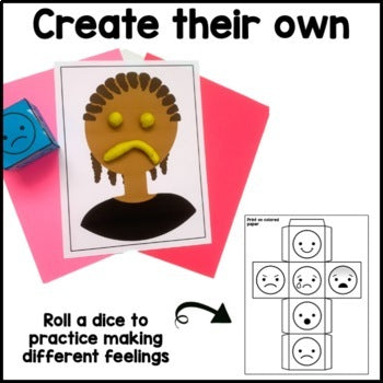 Emotions and Feelings Playdough Mats | Calming Corner