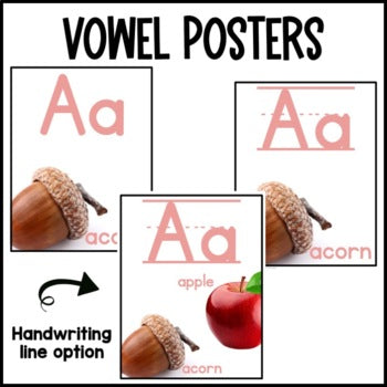 Pastel Rainbow Nonfiction Alphabet Poster with Real Pictures | Orton Gillingham