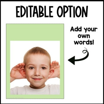 Pastel Rainbow Whole Body Listening Posters | Real Pictures | Classroom Rules