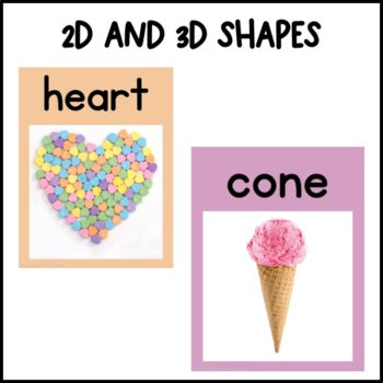 Pastel Rainbow Nonfiction 2D and 3D Shapes | Real Pictures