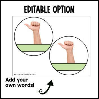 Pastel Rainbow Nonfiction Hand Signals | Real Pictures | Classroom Management