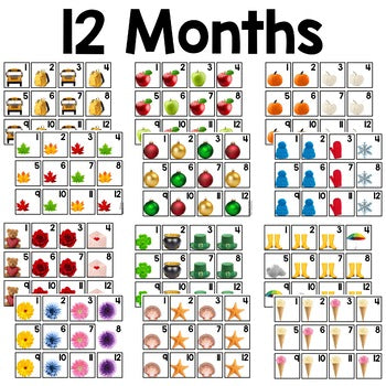 Pattern Calendar Pieces with Real Pictures | Nonfiction