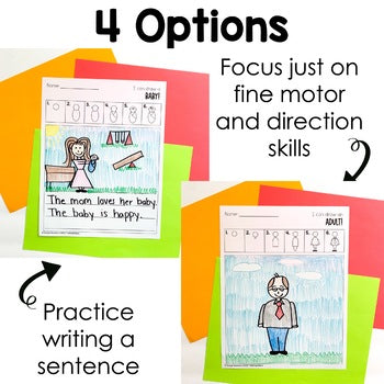 People Directed Drawings with Shapes | Clothing Details