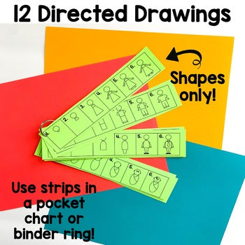 People Directed Drawings with Shapes | Clothing Details