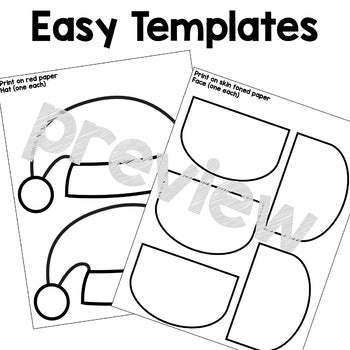 Santa Craft | Christmas Bulletin Board