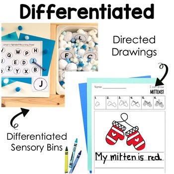 January Reading Centers for Kindergarten
