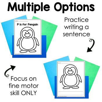 Penguin Tear Art Craft | Winter Craft | Fine Motor