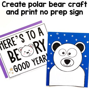 Polar Bear Craft | Winter Bulletin Board